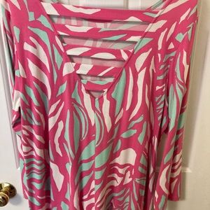 GUC Lilly Pulitzer Ophelia Dress XL with strap back